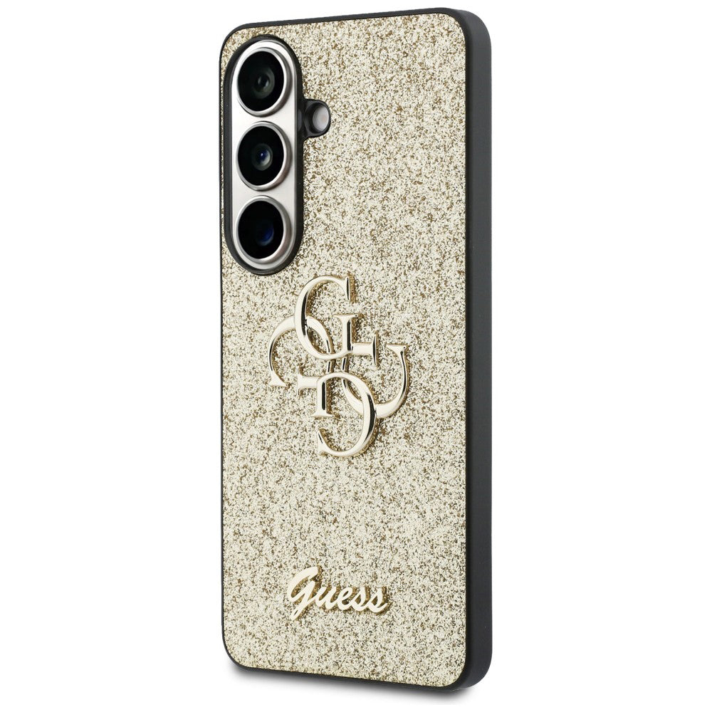 Guess - Fixed Glitter Big 4G Metal Logo (GUHCS26SHG4SGD) - Samsung Galaxy S26 - Gold