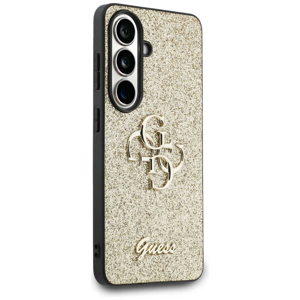 Guess - Fixed Glitter Big 4G Metal Logo (GUHCS26SHG4SGD) - Samsung Galaxy S26 - Gold