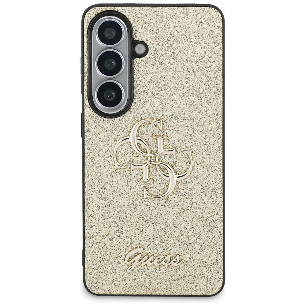Guess - Fixed Glitter Big 4G Metal Logo (GUHCS26SHG4SGD) - Samsung Galaxy S26 - Gold