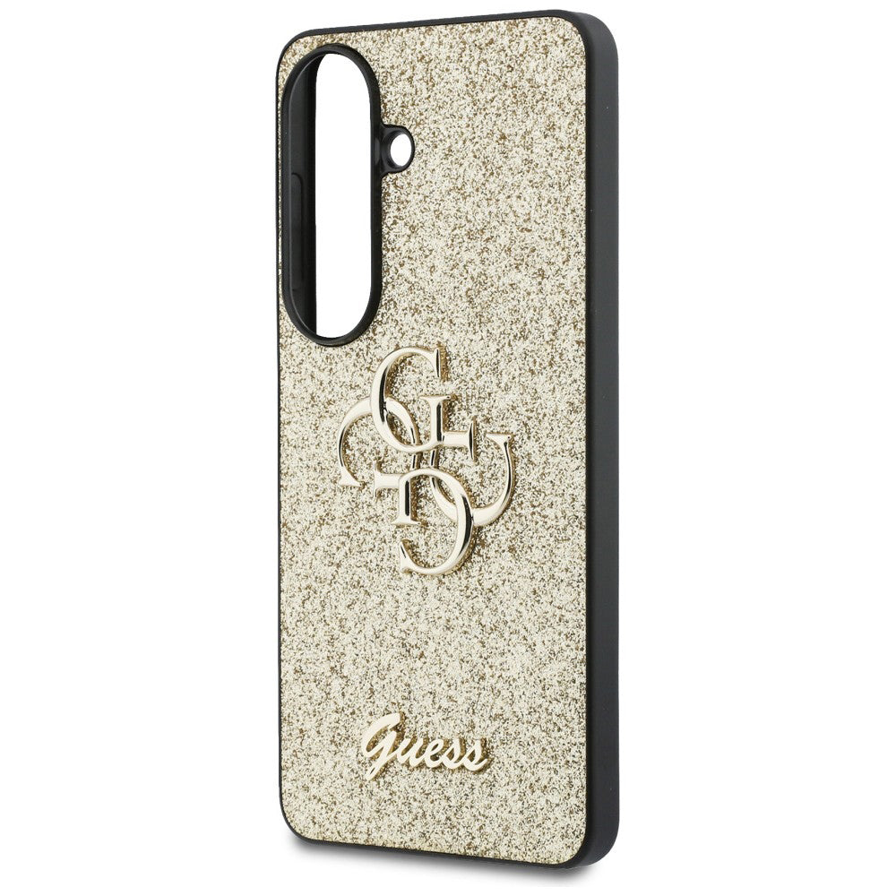 Guess - Fixed Glitter Big 4G Metal Logo (GUHCS26SHG4SGD) - Samsung Galaxy S26 - Gold