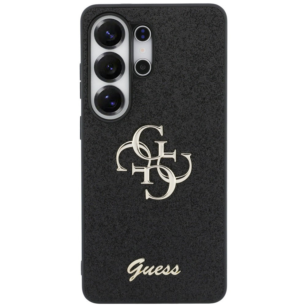 Guess - Fixed Glitter Big 4G Metal Logo (GUHCS26LHG4SGK) - Samsung Galaxy S26 Ultra - Black