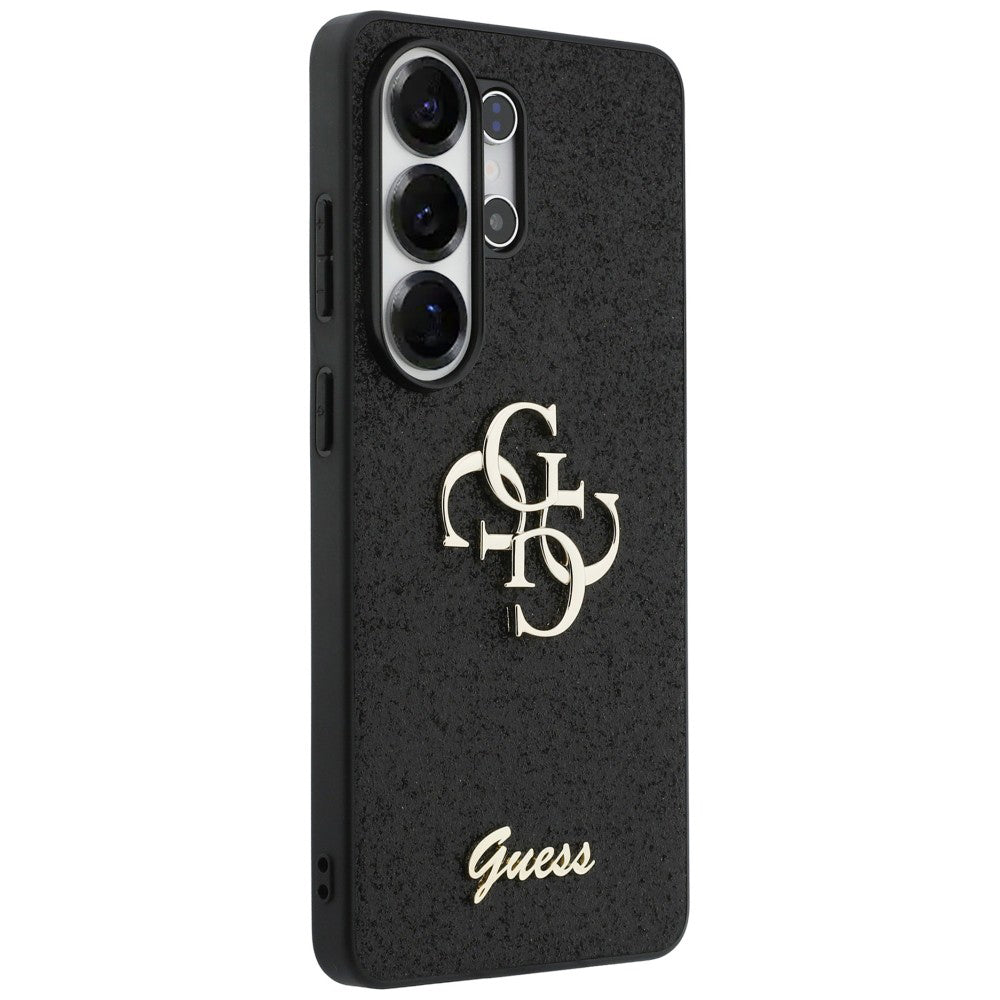 Guess - Fixed Glitter Big 4G Metal Logo (GUHCS26LHG4SGK) - Samsung Galaxy S26 Ultra - Black