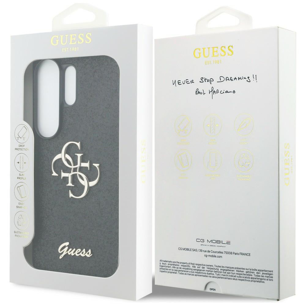 Guess - Fixed Glitter Big 4G Metal Logo (GUHCS26LHG4SGK) - Samsung Galaxy S26 Ultra - Black
