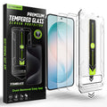Techsuit - [Fingerprint Unlock Compatible] TitanGlass CrystalHD (2 pack) - Samsung Galaxy S26 Plus - Clear