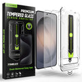Techsuit - [Fingerprint Unlock Compatible] TitanGlass CrystalHD (2 pack) - Samsung Galaxy S26 - Clear