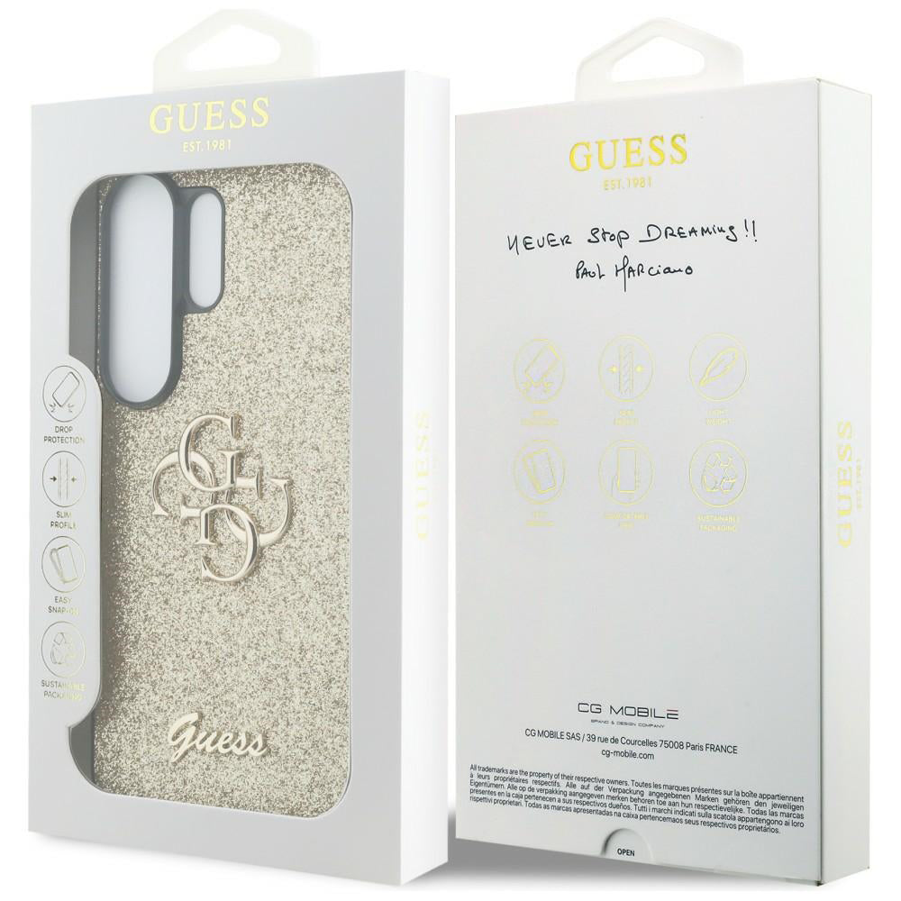 Guess - Fixed Glitter Big 4G Metal Logo (GUHCS26LHG4SGD) - Samsung Galaxy S26 Ultra - Gold