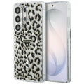Husa pentru Samsung Galaxy S26 Ultra - Guess IML Leopard Print Triangle MagSafe (GUHMS26LHLEGTGLK) - Black