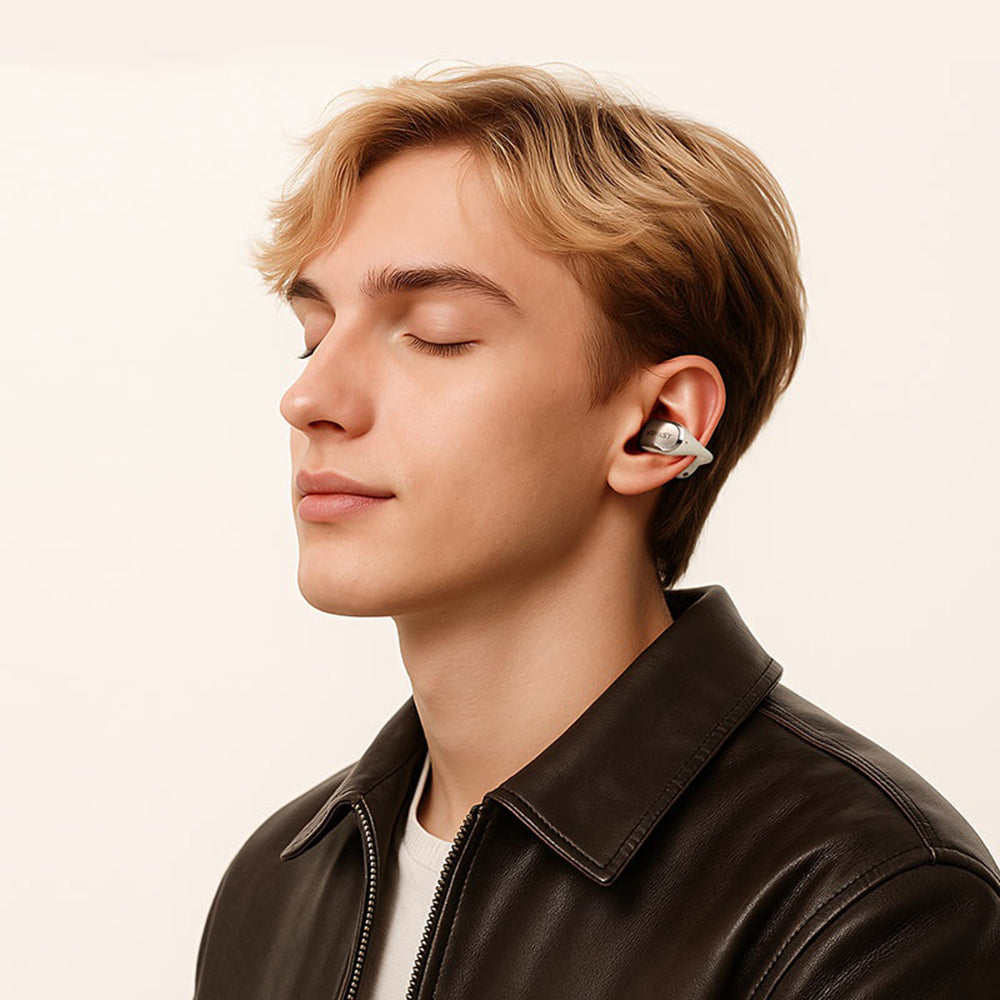 Acefast - Wireless Earbuds Aceclip Pro (FA006) - OWS Stereo, BT 5.4, Dual-mic Noise Cancelling, 400mAh, IP55, Type-C - B