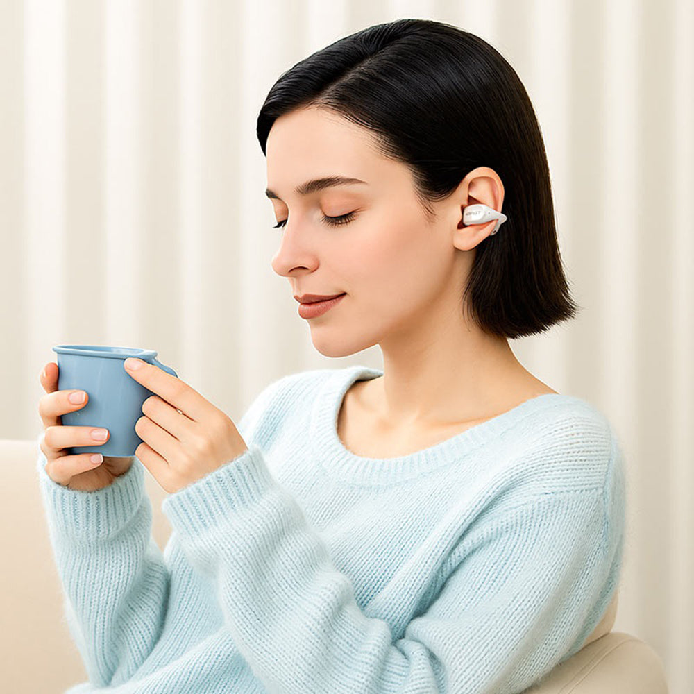 Acefast - Wireless Earbuds Aceclip Pro (FA006) - OWS Stereo, BT 5.4, Dual-mic Noise Cancelling, 400mAh, IP55, Type-C - B