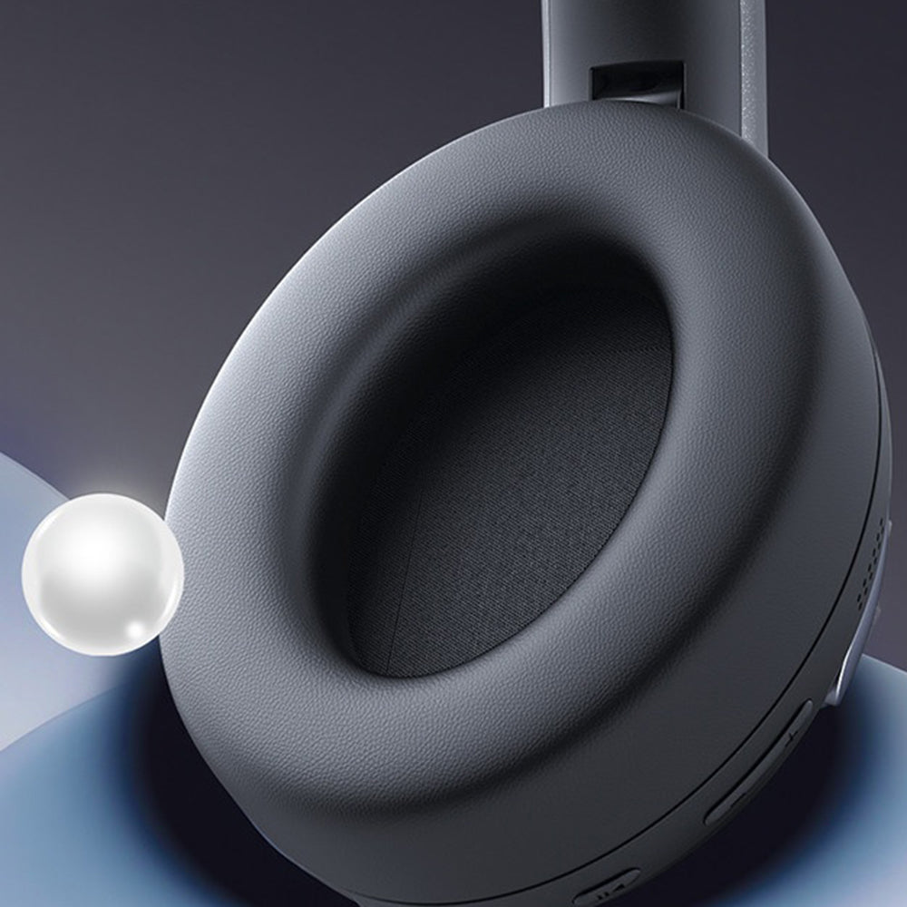 Yesido - Wireless Headphones (EP07) - with Bluetooth V5.3, Hybrid Noise Cancelling, ENC, 500mAh - Black