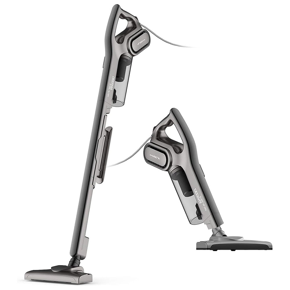 Deerma - Vacuum Cleaner (DX700s) - 600W, 0.6l, Dual Mode, with Round Brush, Long Crevice Nozzle, 5m Cord - Grey