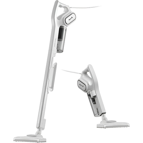 Deerma - Corded Vacuum Cleaner (DX700) - 600W, 0.6l, Dual Mode, with Round Brush, Long Crevice Nozzle, 5m Cord - White