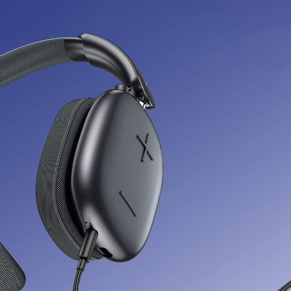 Yesido - Wireless Headphones (EP10) - with Bluetooth, Hi-Fi, Support Jack, 400mAh - Black