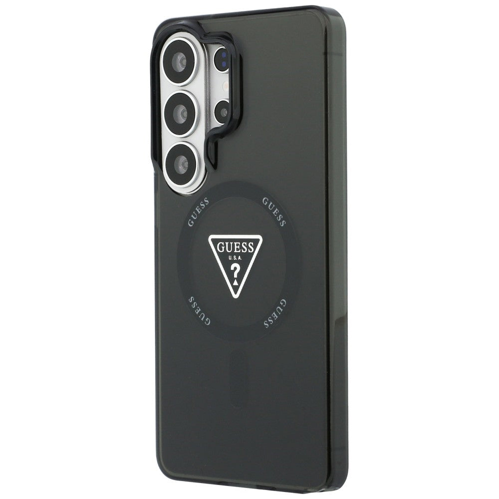 Husa pentru Samsung Galaxy S26 Ultra - Guess IML Gradient Triangle MagSafe (GUHMS26LHGTMLCGK) - Black
