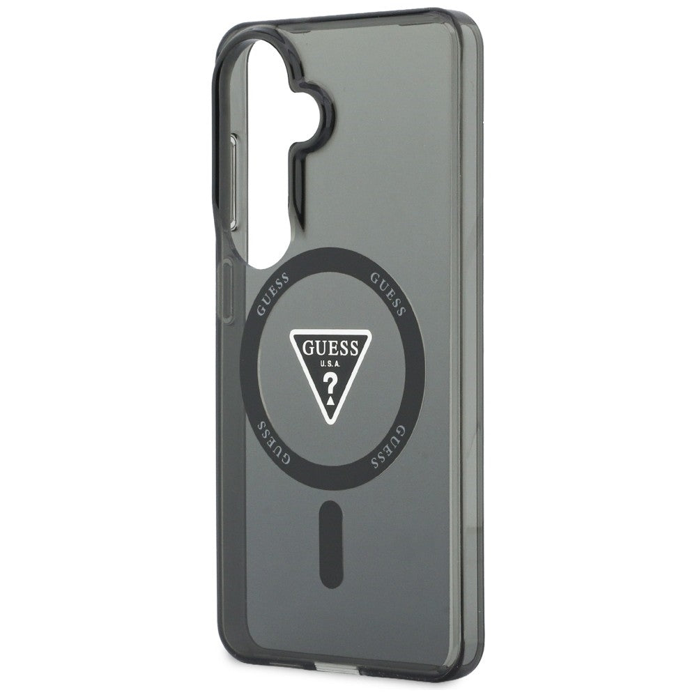 Husa pentru Samsung Galaxy S26 - Guess IML Gradient Triangle MagSafe (GUHMS26SHGTMLCGK) - Black