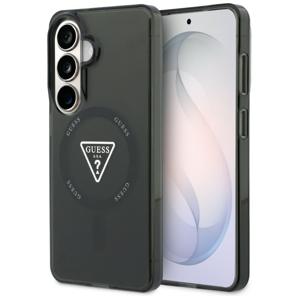 Husa pentru Samsung Galaxy S26 - Guess IML Gradient Triangle MagSafe (GUHMS26SHGTMLCGK) - Black