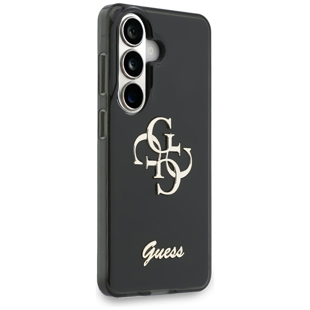 Husa pentru Samsung Galaxy S26 - Guess IML Big Metal 4G Script (GUHCS26S5HC4MLSK) - Black
