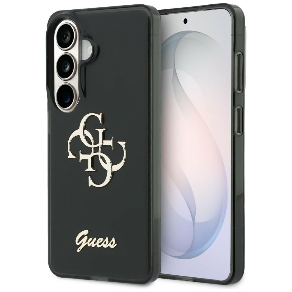 Husa pentru Samsung Galaxy S26 - Guess IML Big Metal 4G Script (GUHCS26S5HC4MLSK) - Black