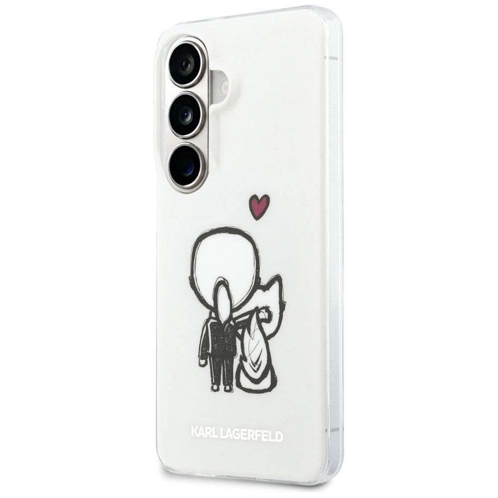 Husa de protectie Karl Lagerfeld IML compatibil cu Samsung Galaxy S26, Alb