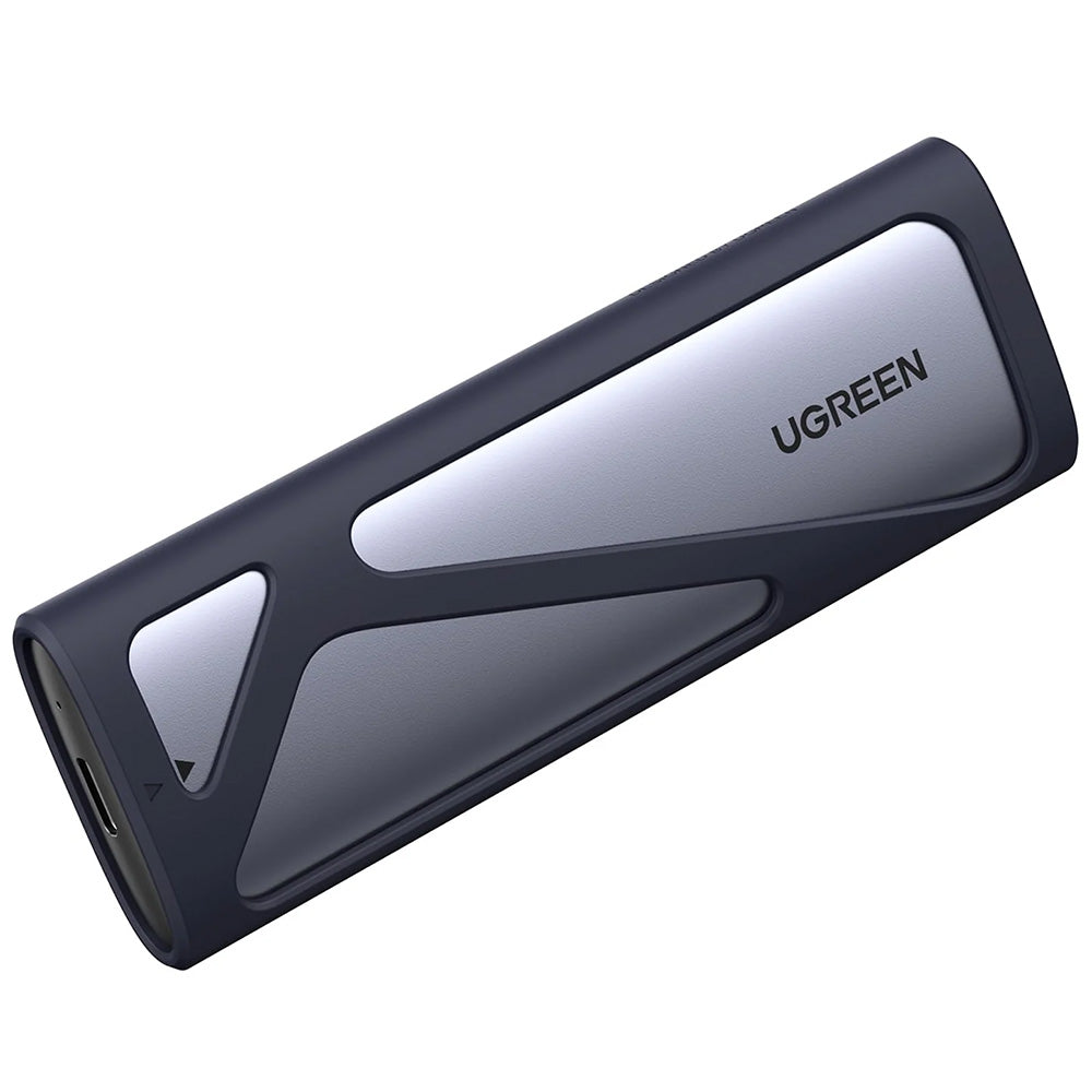 Ugreen - Hard Drive Enclosure CM400 (90264) - M.2 NVMe & SATA SSD Reader, USB-C 3.2 Gen2, Thunderbolt 3, 10Gbps, 2TB - G