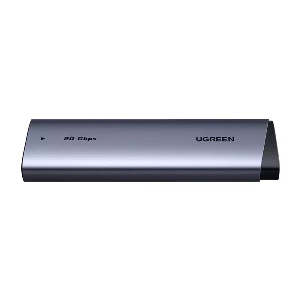 Ugreen - Hard Drive Enclosure CM767 (55150) - M.2 NVMe/SATA SSD, 20Gbps, 8TB - Grey