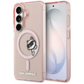 Karl Lagerfeld - IML Choupette Peekaboo Logo MagSafe (KLHMS26S6HCPSCP) - Samsung Galaxy S26 - Pink