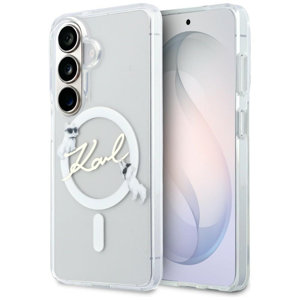 Husa de protectie Karl Lagerfeld compatibil cu Samsung Galaxy S26, Alb
