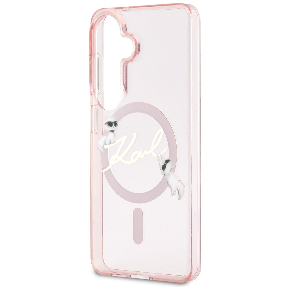 Husa de protectie Karl Lagerfeld compatibil cu Samsung Galaxy S26, Roz