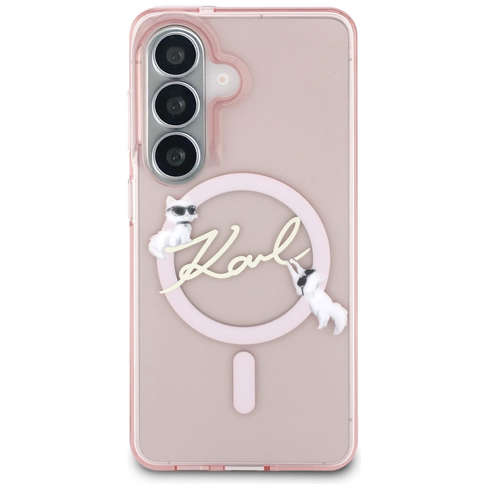 Husa de protectie Karl Lagerfeld compatibil cu Samsung Galaxy S26, Roz