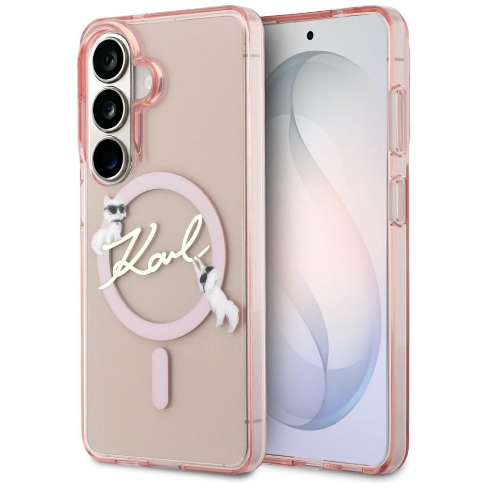 Husa de protectie Karl Lagerfeld compatibil cu Samsung Galaxy S26, Roz