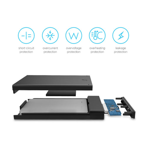 Carcasa HDD/SSD Ugreen US221 (30847), 5Gbps, Negru