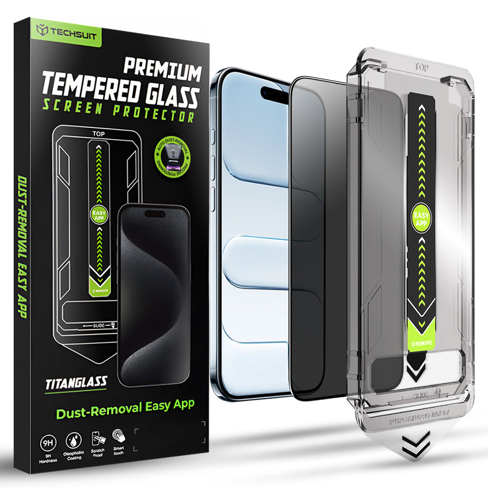 Techsuit - TitanGlass FullCover - iPhone 17 Air - Privacy