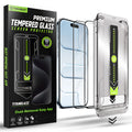 Techsuit - TitanGlass FullCover (2 pack) - iPhone 17 Air - Black
