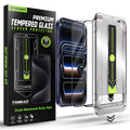 Techsuit - TitanGlass FullCover (2 pack) - iPhone 17 Pro - Black