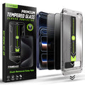 Techsuit - TitanGlass FullCover (2 pack) - iPhone 17 Pro - Privacy
