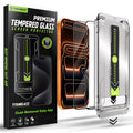 Techsuit - TitanGlass FullCover (2 pack) - iPhone 17 Pro Max - Black