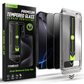 Techsuit - TitanGlass FullCover (2 pack) - iPhone 16 Pro Max - Privacy
