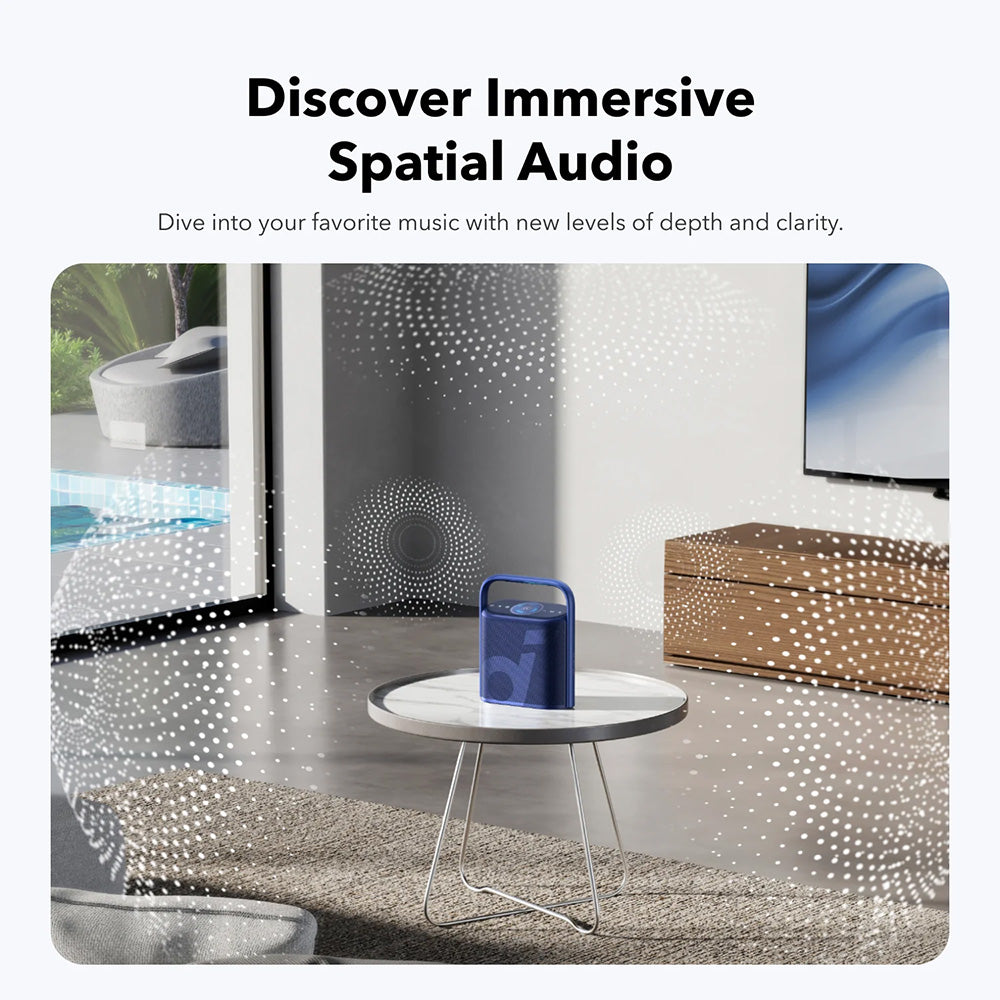 Anker - Wireless Speaker SoundCore Motion X500 (A3131011) - Hi-Res, LDAC, Spatial Audio, 40W, 12H Playtime, IPX7, App - 