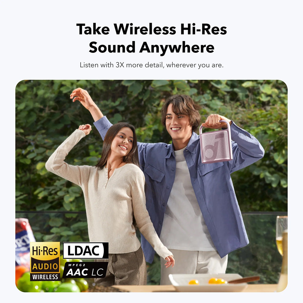 Anker - Wireless Speaker SoundCore Motion X500 (A3131011) - Hi-Res, LDAC, Spatial Audio, 40W, 12H Playtime, IPX7, App - 