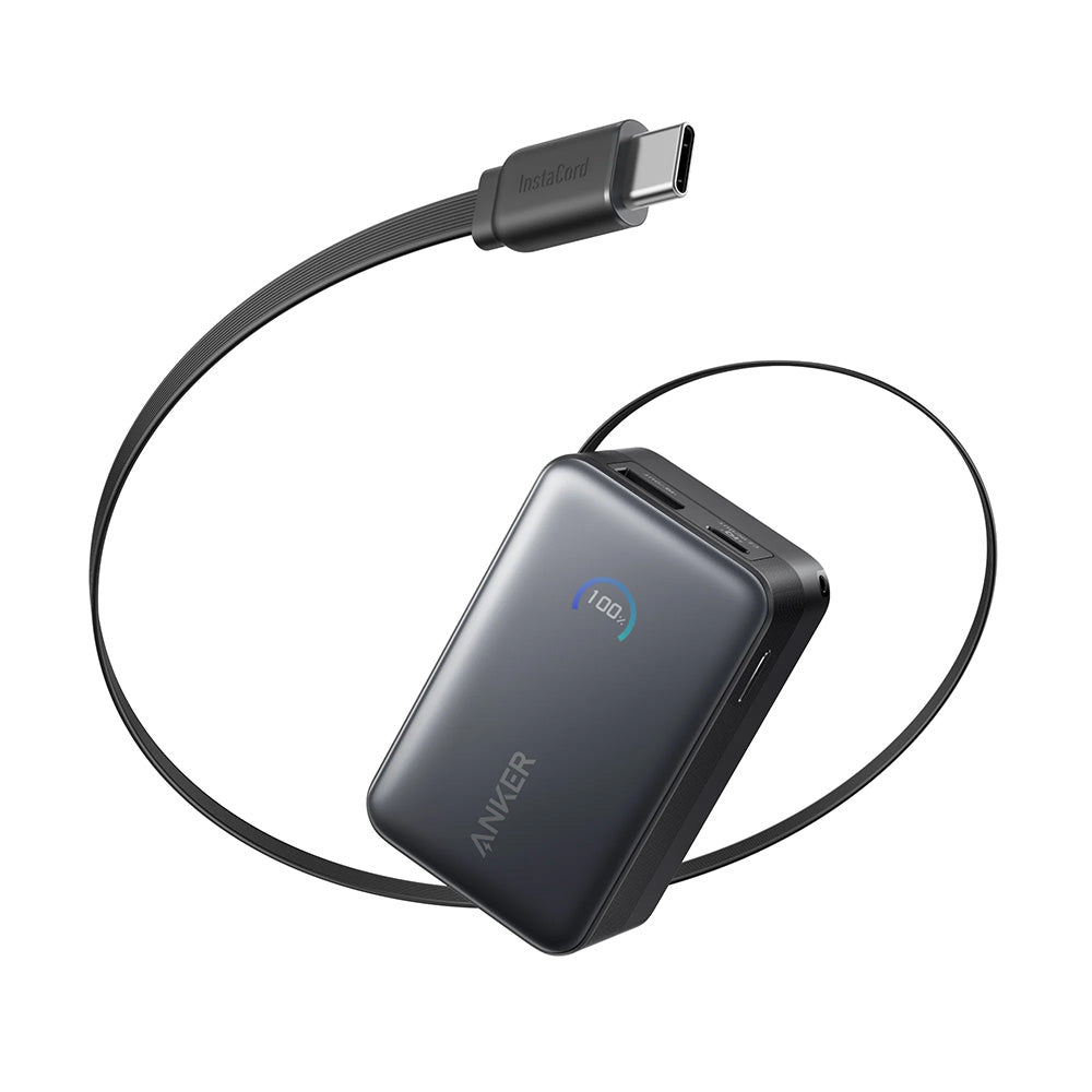 Baterie externa Anker Nano (A1638H11), 10000mAh, USB-C, 45W, Negru