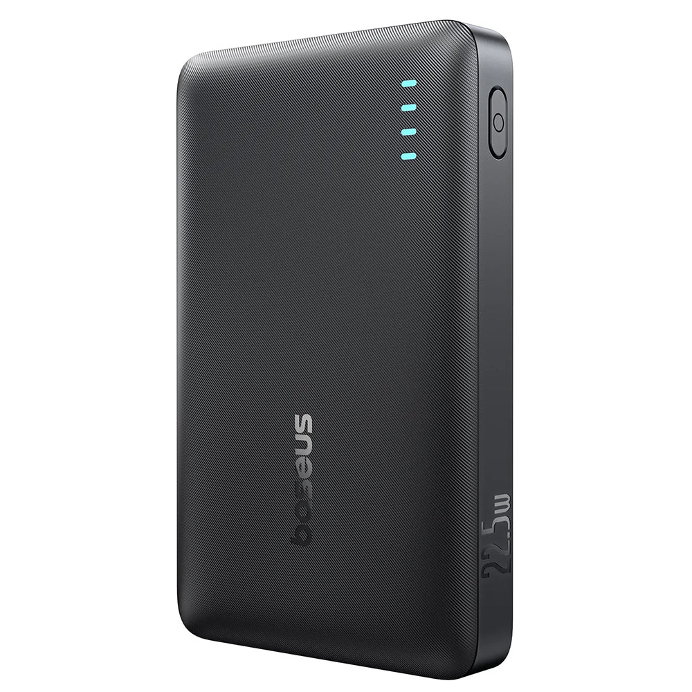 Baseus - Power Bank EnerFill FP21 (P1008210D123-00) - Dual-Port, 10000mAh, 22.5W, Slim Design - Black