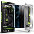 Techsuit - TitanGlass FullCover (2 pack) - iPhone 12 Pro Max - Privacy