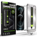 Techsuit - TitanGlass FullCover (2 pack) - iPhone 12 / iPhone 12 Pro - Black