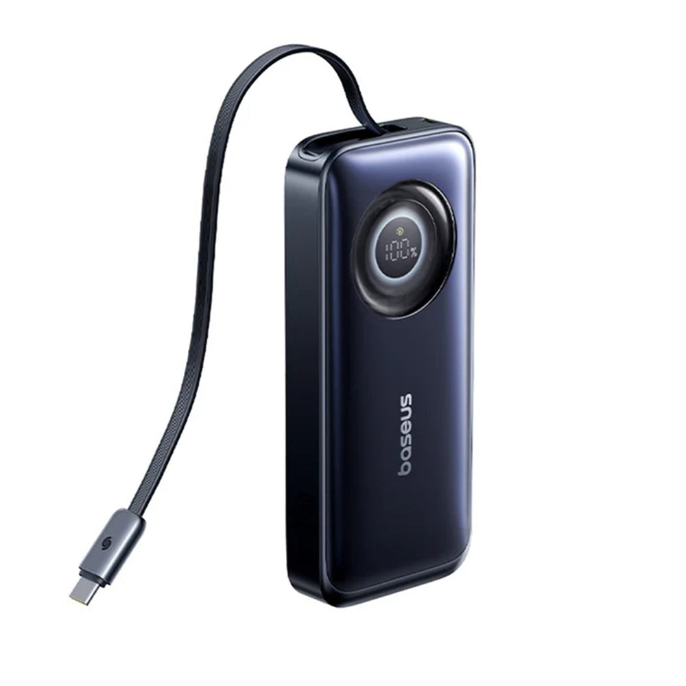 Baseus - Power Bank Enercore CR11 (E0027H00) - with Built-in Type-C Cable, 20.000mAh, 67W, Portable Design, Digital Disp