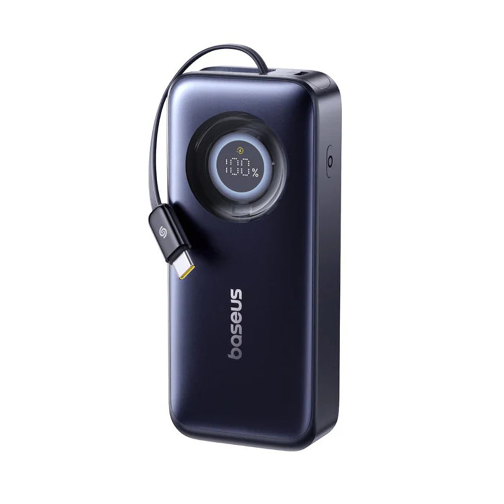 Baseus - Power Bank Enercore CR11 (E0027H00) - with Built-in Type-C Cable, 20.000mAh, 67W, Portable Design, Digital Disp