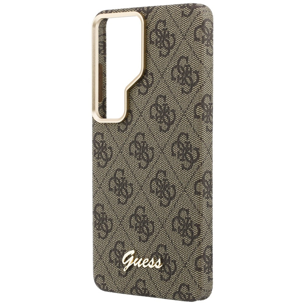Guess - 4G Script MagSafe (GUHMS26L5P4FWMSW) - Samsung Galaxy S26 Ultra - Brown
