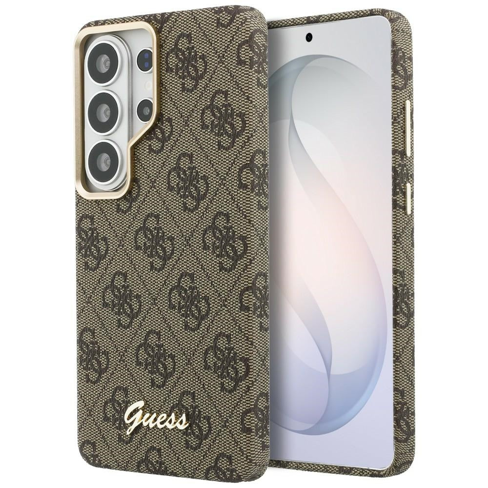 Guess - 4G Script MagSafe (GUHMS26L5P4FWMSW) - Samsung Galaxy S26 Ultra - Brown