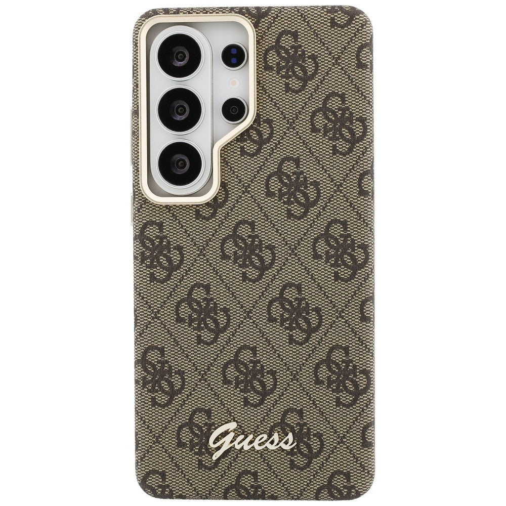 Guess - 4G Script MagSafe (GUHMS26S5P4FWMSW) - Samsung Galaxy S26 - Brown