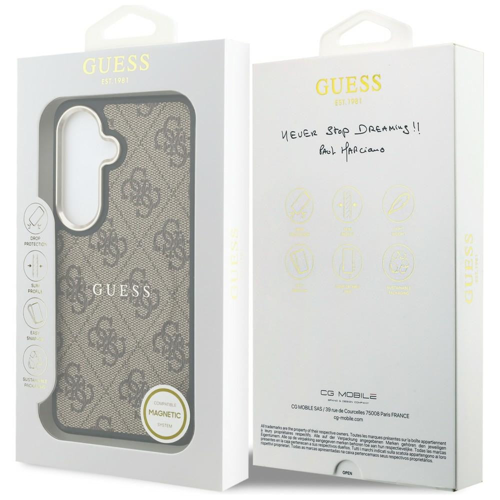 Guess - 4G Embossed Ring MagSafe (GUHMS26SP4MSEGCW) - Samsung Galaxy S26 - Brown