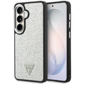 Guess Husa de protectie Guess Fixed Glitter Triangle Logo MagSafe (GUHMS26SPFGTSCMS) compatibil cu Samsung Galaxy S26, A